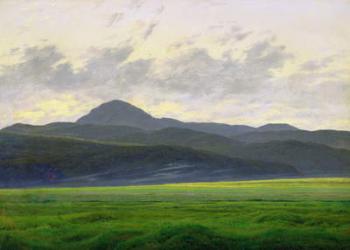 Mountainous landscape (oil on canvas) | Obraz na stenu