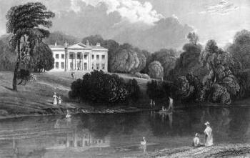 Debden Hall, Essex, 1833 (engraving) | Obraz na stenu