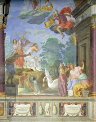 Allegory of the death of Lorenzo de Medici (fresco) | Obraz na stenu