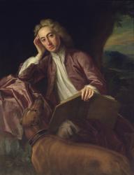 Alexander Pope and his dog, Bounce, c.1718 | Obraz na stenu