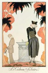 Falbalas et fanfreluches, Almanach des Modes, fashions for 1921 (pochoir print) | Obraz na stenu