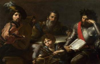 The Four Ages of Man, c.1626-7 (oil on canvas) | Obraz na stenu