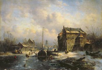 Winter Scene, 1851 | Obraz na stenu