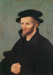 Portrait of Philipp Melanchthon (1497-1560) 1543 (oil on panel) | Obraz na stenu