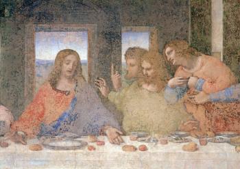 The Last Supper, 1495-97 (fresco) (post restoration) | Obraz na stenu