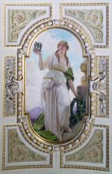 Allegorical figure of Numismatics, 1890 (ceiling painting) | Obraz na stenu