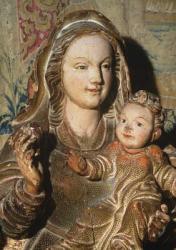 Virgin and Child (polychrome wood) | Obraz na stenu