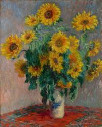 Bouquet of Sunflowers, 1881 (oil on canvas) | Obraz na stenu