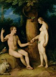 Adam and Eve, 1622 (oil on canvas) | Obraz na stenu