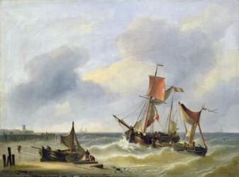 Coastal View, 1833 (oil on canvas) | Obraz na stenu