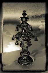 Silver Torah Handle, 2015, (repainted photograph) | Obraz na stenu