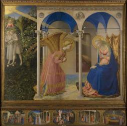 The Annunciation, 1425-8 (tempera on wood) | Obraz na stenu