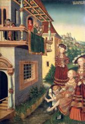 David and Bathsheba, 1528 (panel) | Obraz na stenu