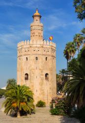 Seville, Spain. Torre del Oro. (photo) | Obraz na stenu