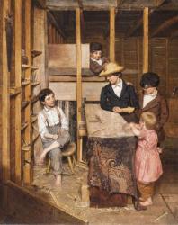 The Young Mechanic, 1848 (oil on canvas) | Obraz na stenu