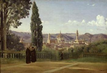 View of Florence from the Boboli Gardens, c.1834-36 (oil on canvas) | Obraz na stenu