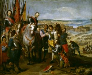 The Surrender of Jülich, 1634-5 (oil on canvas) | Obraz na stenu