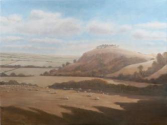 Gloucestershire landscape, 2012 (acrylic on canvas) | Obraz na stenu