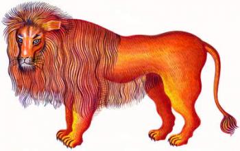 Leo the Lion, 1996, (ink and gouache) | Obraz na stenu