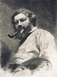 Gustave Courbet, 1882 (etching) | Obraz na stenu