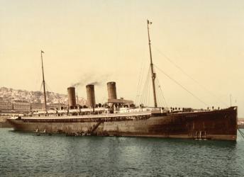 Steamship "Normannia", Algeria, c.1899 | Obraz na stenu