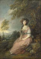 Mrs. Richard Brinsley Sheridan, 1785- 87 (oil on canvas) | Obraz na stenu
