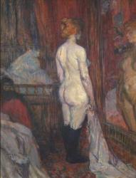 Woman before a Mirror, 1897 (oil on cardboard) | Obraz na stenu