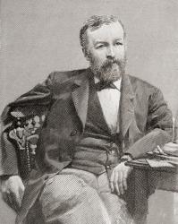 Samuel Pierpont Langley, 1834 - 1906. From The Strand Magazine published 1897. | Obraz na stenu