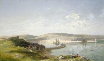 The Estuary, 1869 (oil on canvas) | Obraz na stenu