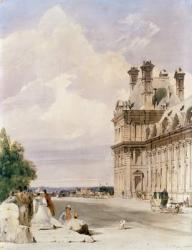 View near the Pont Royal, with the Pavillon de Flore, Tuileries | Obraz na stenu