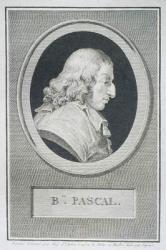 Blaise Pascal (1623-62) (engraving) | Obraz na stenu