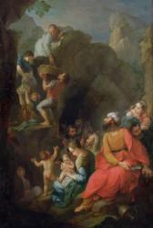 Tobit escaping captivity with his companions, 1733 (oil on canvas) | Obraz na stenu