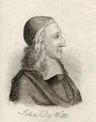 Johan de Witt, from 'Crabb's Historical Dictionary', published 1825 (litho) | Obraz na stenu