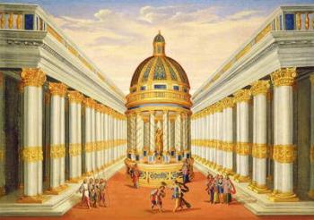 Act I, scenes VII and VIII: Baccus' Temple (oil on canvas) | Obraz na stenu