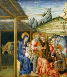 The Adoration of the Magi, c.1460 (tempera and gold on wood) | Obraz na stenu