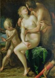 Jupiter, Antiope and Cupid | Obraz na stenu