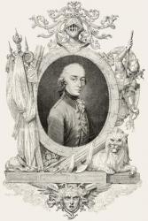 Charles XIV (1763-1844): king of Sweden and Norway and Prince of Ponte Corvo, engraved by Pannemaker (engraving) | Obraz na stenu