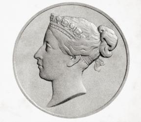 Queen Victoria, from 'Old England's Worthies' by Lord Brougham and others, published London, c.1880s (litho) | Obraz na stenu