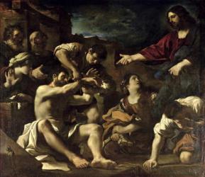 The Resurrection of Lazarus, c.1619 (oil on canvas) | Obraz na stenu