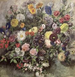 Bouquet of Flowers (w/c, gouache & pastel on paper) | Obraz na stenu
