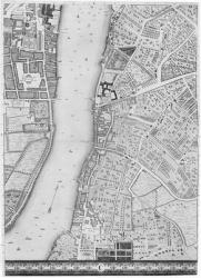 A Map of Lambeth and Vauxhall, London, 1746 (engraving) | Obraz na stenu