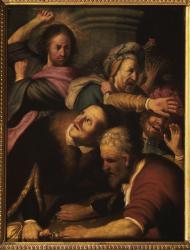 Christ Driving the Moneychangers from the Temple, 1626 (oil on canvas) | Obraz na stenu