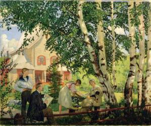 At Home, 1914-18 (oil on canvas) | Obraz na stenu