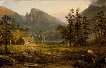 Pioneer's Home, Eagle Cliff, White Mountains,1859 (oil on canvas) | Obraz na stenu