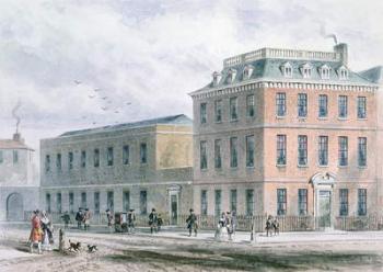 View of Soho Square and Carlisle House (w/c on paper) | Obraz na stenu