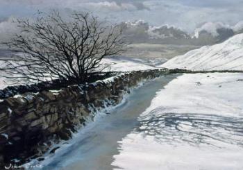Snow Above Barbondale, Barbon, nr Kirby Lonsdale, Cumbria | Obraz na stenu