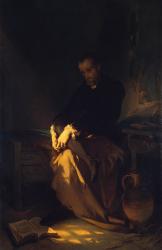 Tasso in Prison, 1853 (oil on canvas) | Obraz na stenu