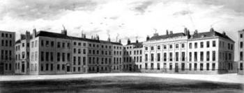 View of the North Side and East Side of Soho Square, 1854 (engraving) | Obraz na stenu