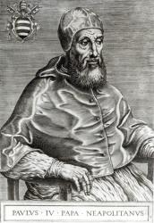 Portrait of Pope Pius IV, 1555 (engraving) | Obraz na stenu