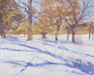Winter, Richmond Park (oil on canvas) | Obraz na stenu